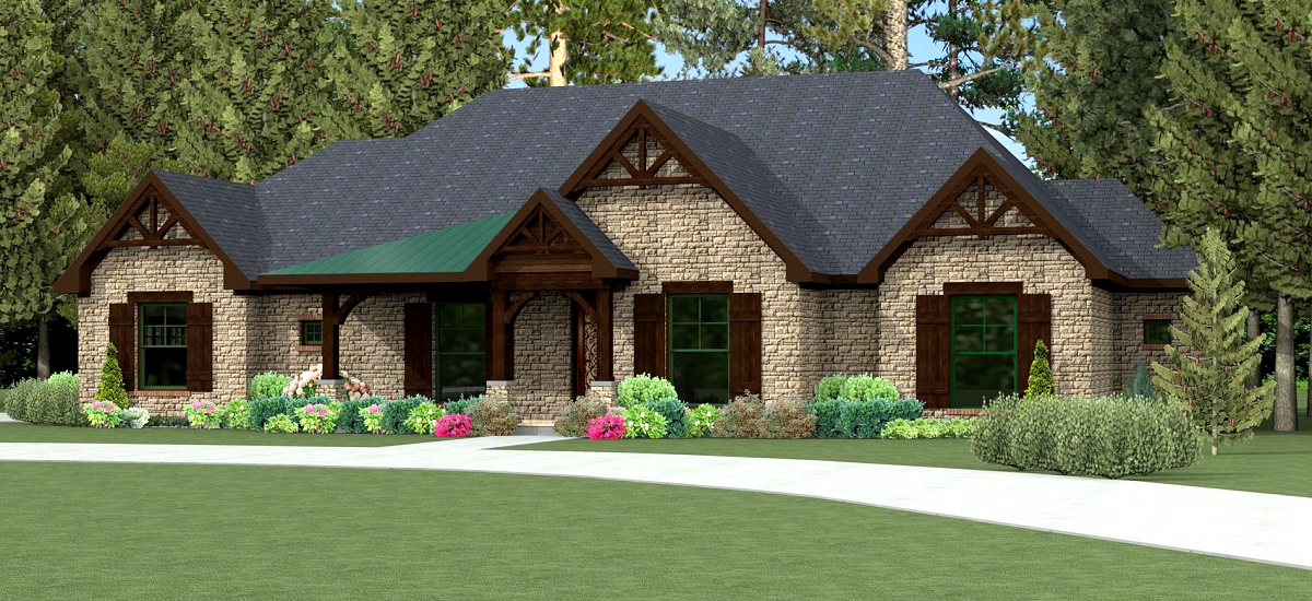 5000 Square Feet Ranch Floor Plan