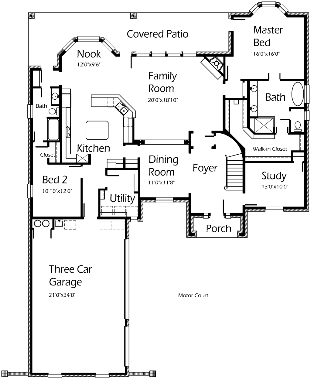 U3540A Texas House Plans Over 700 Proven Home Designs