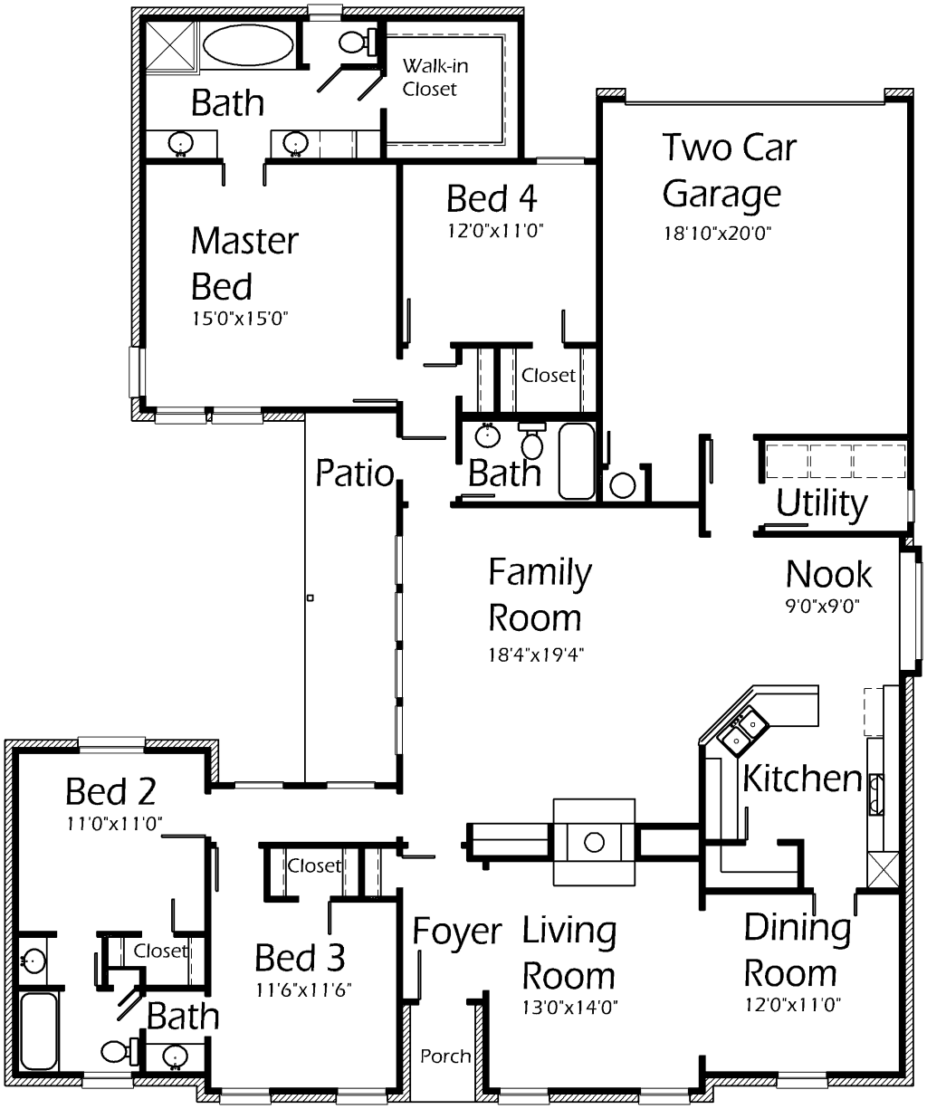 2400 Square Foot House Plans In India