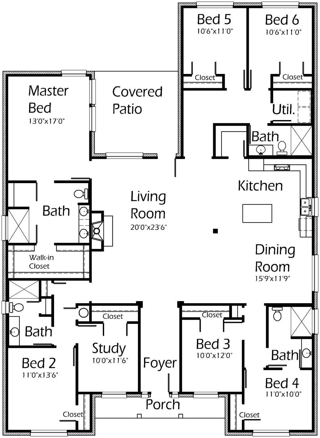 Q3073N | Texas House Plans - Over 700 Proven Home Designs Online by