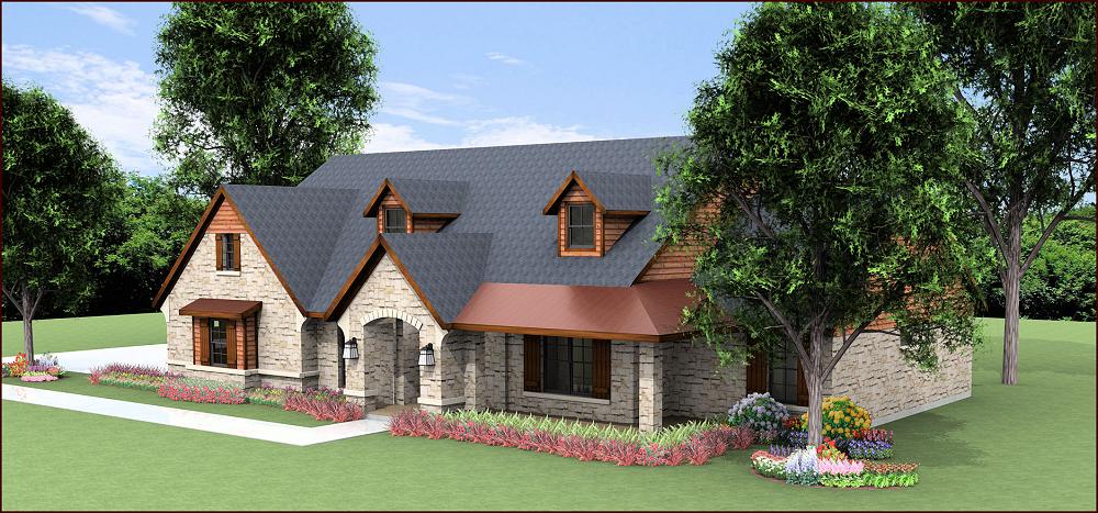 One Story Texas Hill Country House Plans